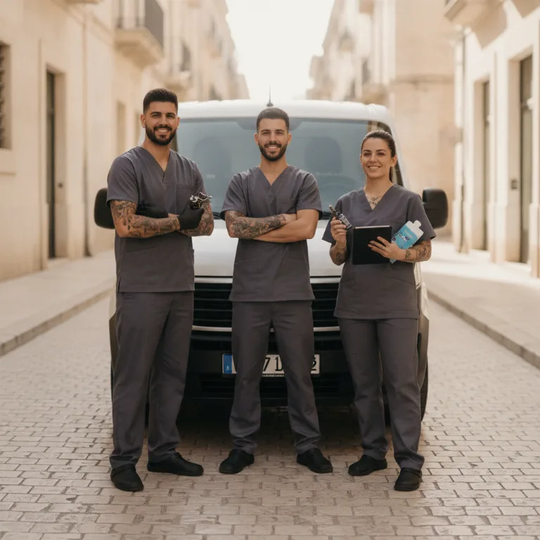 Tatuador equipo en San Bartolome de Tirajana